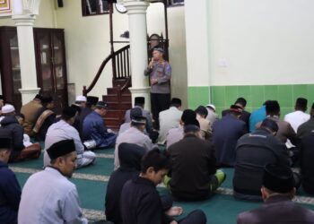 Safari Subuh, Wakapolres Ucap Terima Kasih Tahapan Pilkada Aman Dan Sampaikan Kamtibmas Sambut Ramadhan 1446 H