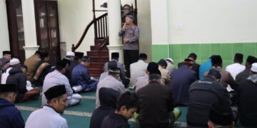 Safari Subuh, Wakapolres Ucap Terima Kasih Tahapan Pilkada Aman Dan Sampaikan Kamtibmas Sambut Ramadhan 1446 H