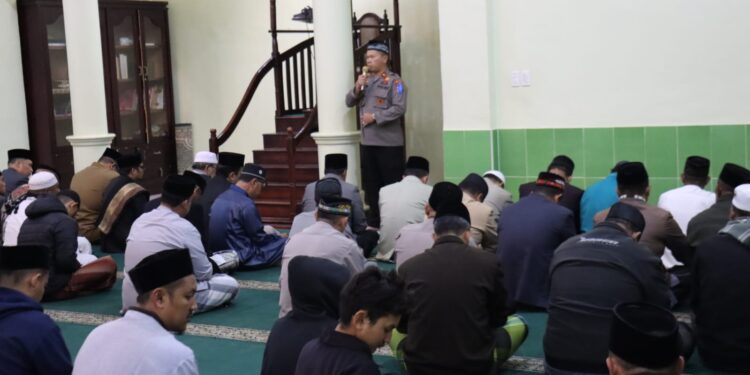 Safari Subuh, Wakapolres Ucap Terima Kasih Tahapan Pilkada Aman Dan Sampaikan Kamtibmas Sambut Ramadhan 1446 H