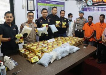 Sinergi Bea Cukai dan Kepolisian Bengkalis Gagalkan Penyelundupan 87,7 Kg Sabu dan 51 Ribu Pil Ekstasi