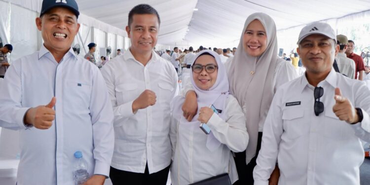 Bupati Dan Wakil Bupati Terpilih Kampar Ikuti Gladi Bersih Jelang Pelantikan Kepala Daerah Serentak