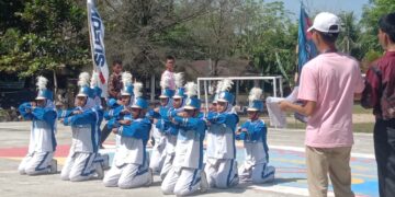 SMA Unggul Simpang Kiri Tuan Rumah Kegiatan Lomba Variasi Baris Berbaris Tingkat SD/SMP