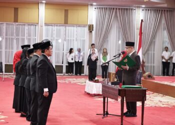 Pelantikan Eselon 3 dan 4, Pj Gubernur Fatoni: Pelantikan Sudah Sesuai Aturan, Percepat Program Pemerintah