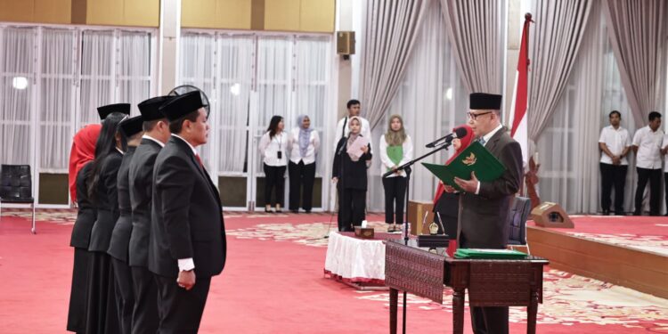 Pelantikan Eselon 3 dan 4, Pj Gubernur Fatoni: Pelantikan Sudah Sesuai Aturan, Percepat Program Pemerintah