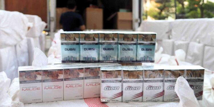 139 Penindakan Selama Januari 2025 Berhasil Amankan 18,4 Juta Rokok Ilegal Senilai 27 Miliar