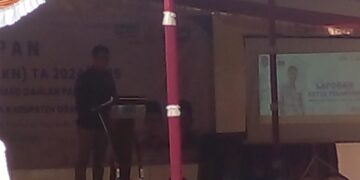 Serah Terima Mahasiswa Penutupan KKN Universitas Muhammadiyah Ahmad Dahlan Palembang