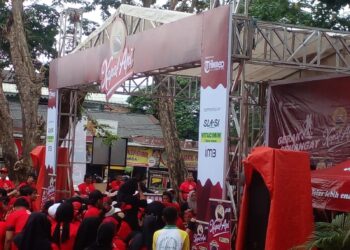 Opening Ceremony Jalan Sehat Dan senam Bersama Di Kecamatan Sako Kota palembang