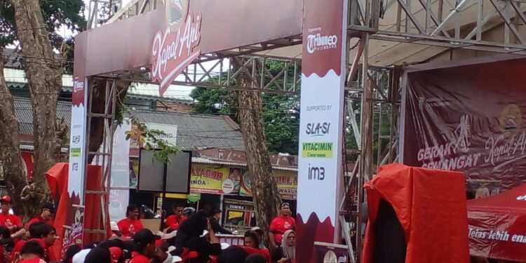 Opening Ceremony Jalan Sehat Dan senam Bersama Di Kecamatan Sako Kota palembang