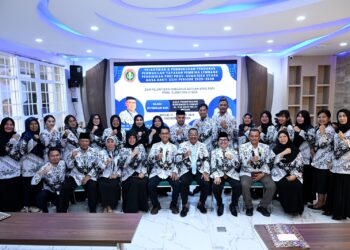 Pelantikan YPLP Dan APKS PGRI Sumut, Ilyas Sitorus Ajak Seluruh Pengurus Wujudkan Mimpi PGRI