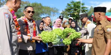 Dirbinmas Polda Aceh Tinjau Pekarangan Pangan Bergizi Di Aceh Tengah