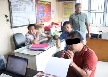 Polres Kuansing Tangkap Suami Diduga Membunuh Istrinya Di Perumahan Griya Sinambek Permai