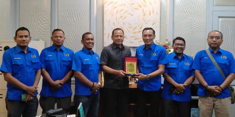 BAS Jalin Mitra Strategis Bersama PWI Kota Langsa