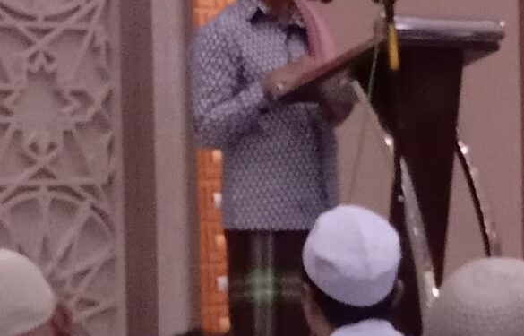 Malam Pertama Tarawih, Sekda Subulussalam H. Sairun Berikan Tausiah Ajak Masyarakat Tingkatkan Ibadah