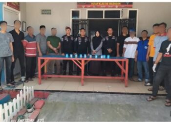 Komitmen Bersih Dari Narkoba, Rutan Takengon Laksanakan Tes Urine Rutin Bagi WBP