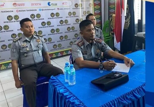 Rutan Takengon Mengikuti Pengarahan Oleh Direktur Jenderal Pemasyarakatan