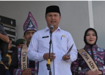 Plh. Sekda Mursyid Resmi Buka Pacuan Kuda Tradisional Gayo HUT Kota Takengon Ke-448