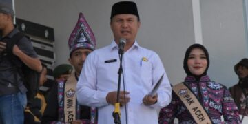 Plh. Sekda Mursyid Resmi Buka Pacuan Kuda Tradisional Gayo HUT Kota Takengon Ke-448