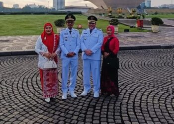 Walikota Dan Wakil Walikota H.Rasyid – Nasir kombih Mengikuti Pelantikan Kepala Daerah Serentak