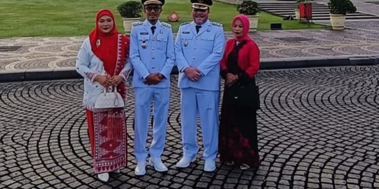 Walikota Dan Wakil Walikota H.Rasyid – Nasir kombih Mengikuti Pelantikan Kepala Daerah Serentak