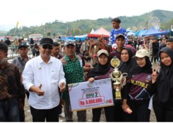 Wakil Bupati Muchsin Hasan Tutup Pacuan Kuda Gayo Hari Jadi Kota Takengon Ke-448