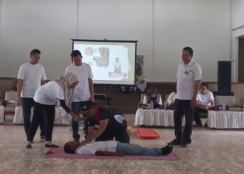 RSUCM Langsa Melatih P3K pada Karyawan PTPN IV Regional 6 Kebun Baru