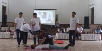RSUCM Langsa Melatih P3K pada Karyawan PTPN IV Regional 6 Kebun Baru