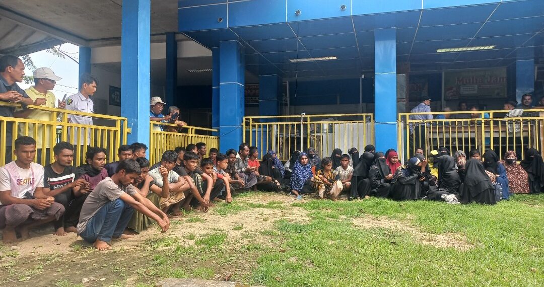 Hendak Kabur Keluar Aceh, Puluhan Rohingya Ditangkap di Terminal Langsa