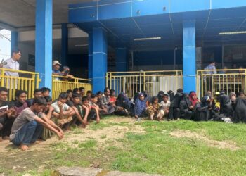 Hendak Kabur Keluar Aceh, Puluhan Rohingya Ditangkap di Terminal Langsa