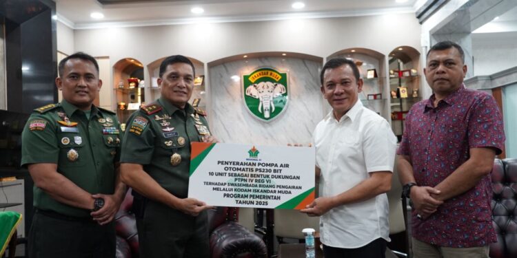 Pangdam IM Saksikan Penandatanganan Kerjasama Kodam IM dan PTPN IV Regional 6