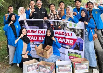 BEM FAI UIR Gelar Aksi Galang Dana Bertajuk “BEM FAI UIR PEDULI”