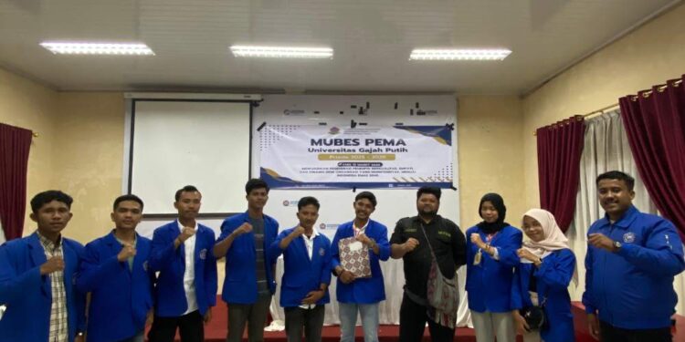 Asraf Terpilih Secara Aklamasi Mubes PEMA Universitas Gajah Putih Takengon