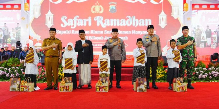 Kapolri Safari Ramadan Ke Jawa Tengah, Jalin Silaturahmi Dengan Tokoh Ulama Setempat