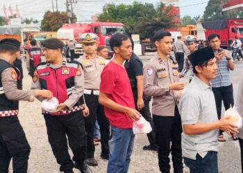  PD IWO Subulussalam Apresiasi Polres Subulussalam Libatkan Wartawan Bagikan Takjil