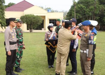 Bupati Bersama Kapolres Dan Dandim 0430/Banyuasin Siap Amankan Perayaan Idul Fitri 1446 H