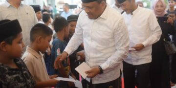 Bupati Bireuen Santuni Puluhan Anak Yatim Saat Bukber Di Pendopo