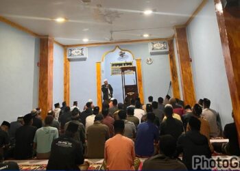 Rutan Takengon Melaksanakan Shalat Isya, Tarawih Dan Witir Berjamaah Di Mesjid At-Taubah
