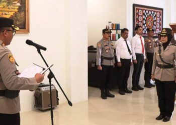 Kompol Dewi Maulidar Dilantik Sebagai Kabag Ren Polres Aceh Timur