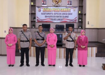 Kapolres Langsa Lantik AKP Jufrizal, S. H., M. H, Jabat Kasat Samapta
