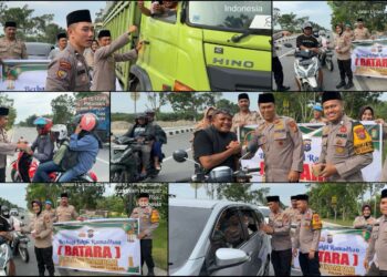 Peduli di Bulan Ramadhan, Polsek Tambang Kembali Berbagi Takjil Gratis