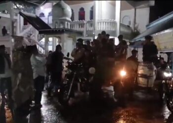 Kapolsek Kampar Berbagi Di Bulan Ramadan, Tadarus Dan Sahur Bersama Warga Desa Batu Belah