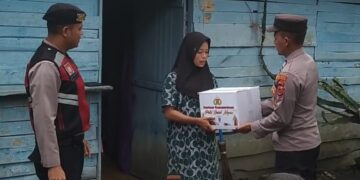 Polsek Wih Pesam Berbagi Kasih Di Bulan Suci Ramadhan