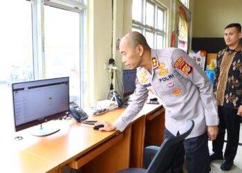 Kapolres Bener Meriah Cek Layanan Hotline Polri 110 Pelayanan Arus Mudik Dan Balik Lebaran