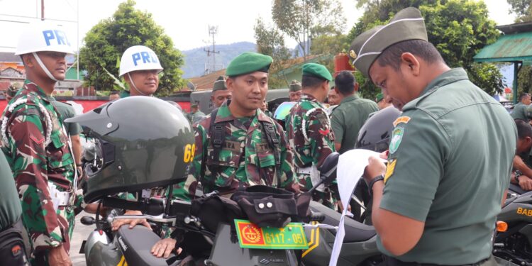 Kodim 0106/Aceh Tengah Gelar Apel Kendaraan