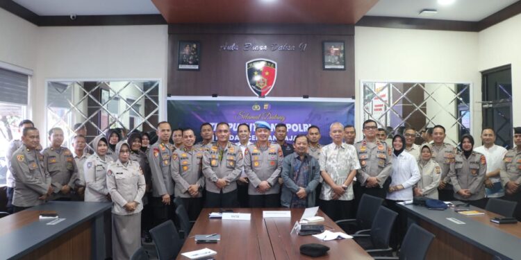 Tim Puslitbang Polri Lakukan Penelitian Di Polda Aceh, Targetkan Profesionalitas Polri