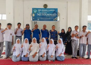 Akhiri Literasi Ramadan, PWI Langsa Gemakan Siswa SMKN 5 dan SMAN 5 Bijak Bermedsos 