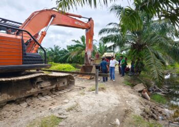 PT Jui Shin Indonesia Terduga Korban Mafia, Bangun Jalan 90 Jt, Masyarakat Gambus Laut Di Santuni, Acai Malah Portal Jalan