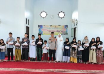 Peringatan Nuzul Qur’an, Polres Aceh Tengah Gelar Buka Puasa Bersama Dan Santuni Anak Yatim