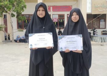 Dua Putri Terbaik Madrasatul Qur’an Al Ghuroba’ Lolos Babak Final Musabaqah Hifdzil Qur’an Maqamam Mahmuda