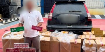 Bea Cukai Tembilahan Serahkan Tersangka dan Barang Bukti Kasus Rokok Ilegal ke Kejaksaan Negeri Indragiri Hilir