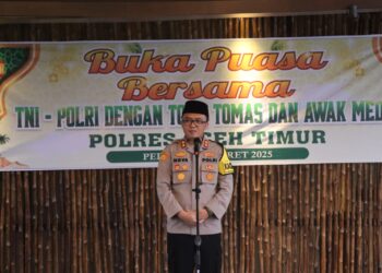 Jalin Sinergitas, Polres Aceh Timur Gelar Buka Puasa Bersama Lintas Sektoral